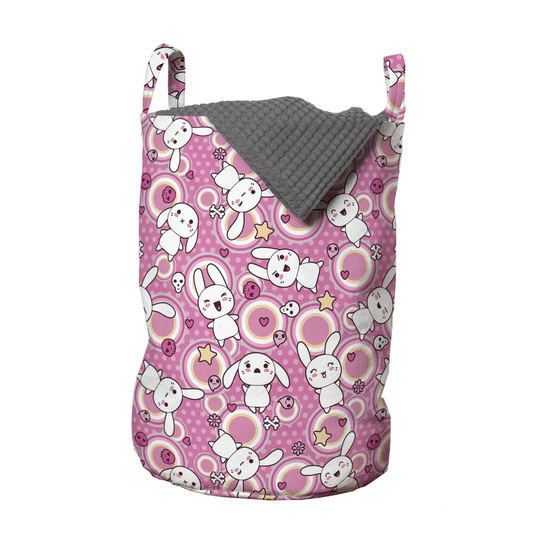 Kawaii Rabbits Laundry Bag