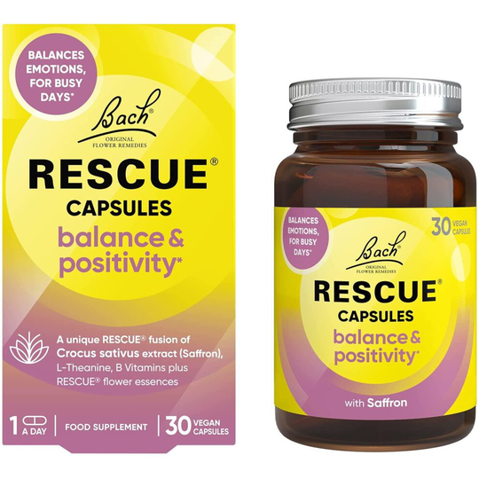 Bach Remedy Rescue Balance & Positivity Capsules 30s