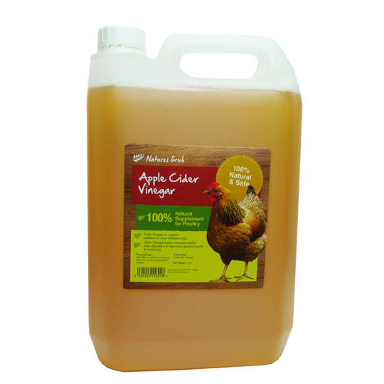 (5ltrs) Natures Grub Poultry Cider Vinegar 5ltr