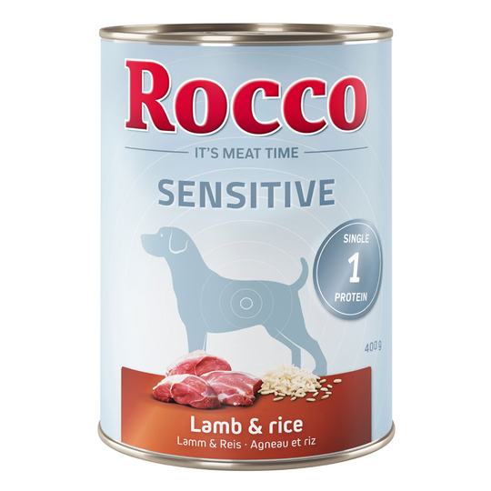 Rocco Sensitive Saver Pack 24 x 400g - Lamb & Rice